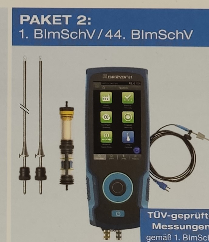 Eurolyzer S1 paket2,NOx nach 1.BImSchV/44.BImSchV