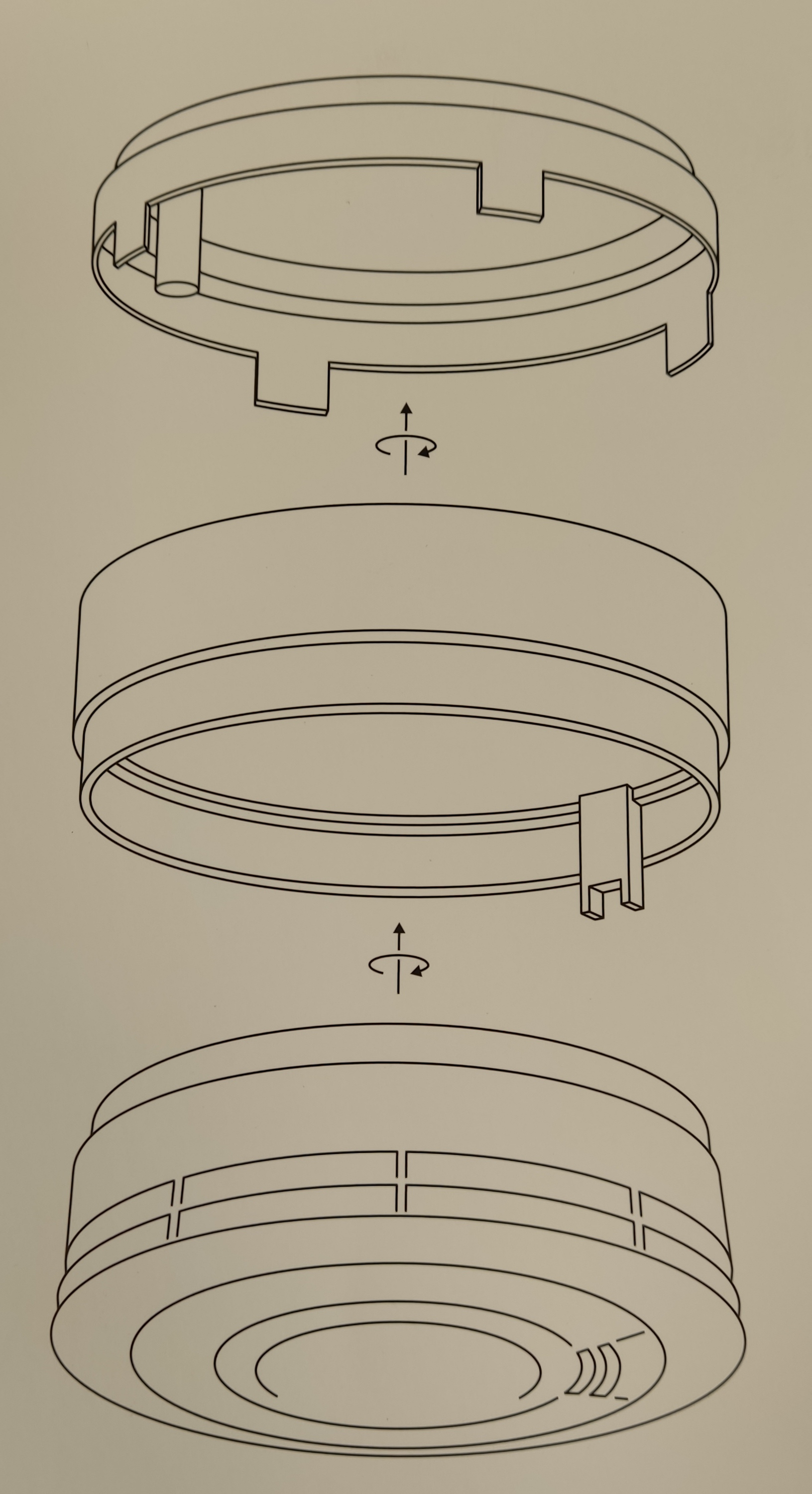 Adapter Löhmar/Hekatron Rauchwarnmelder