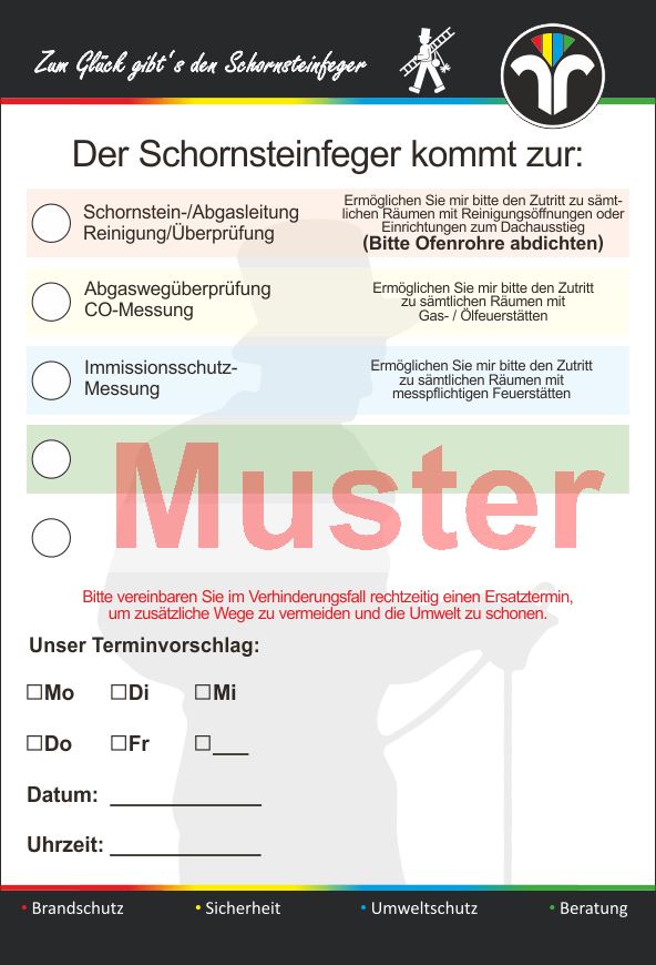 Ansagezettel "Zum Glück gibts..." DinA 6 mit Haftkleber 5 Block"