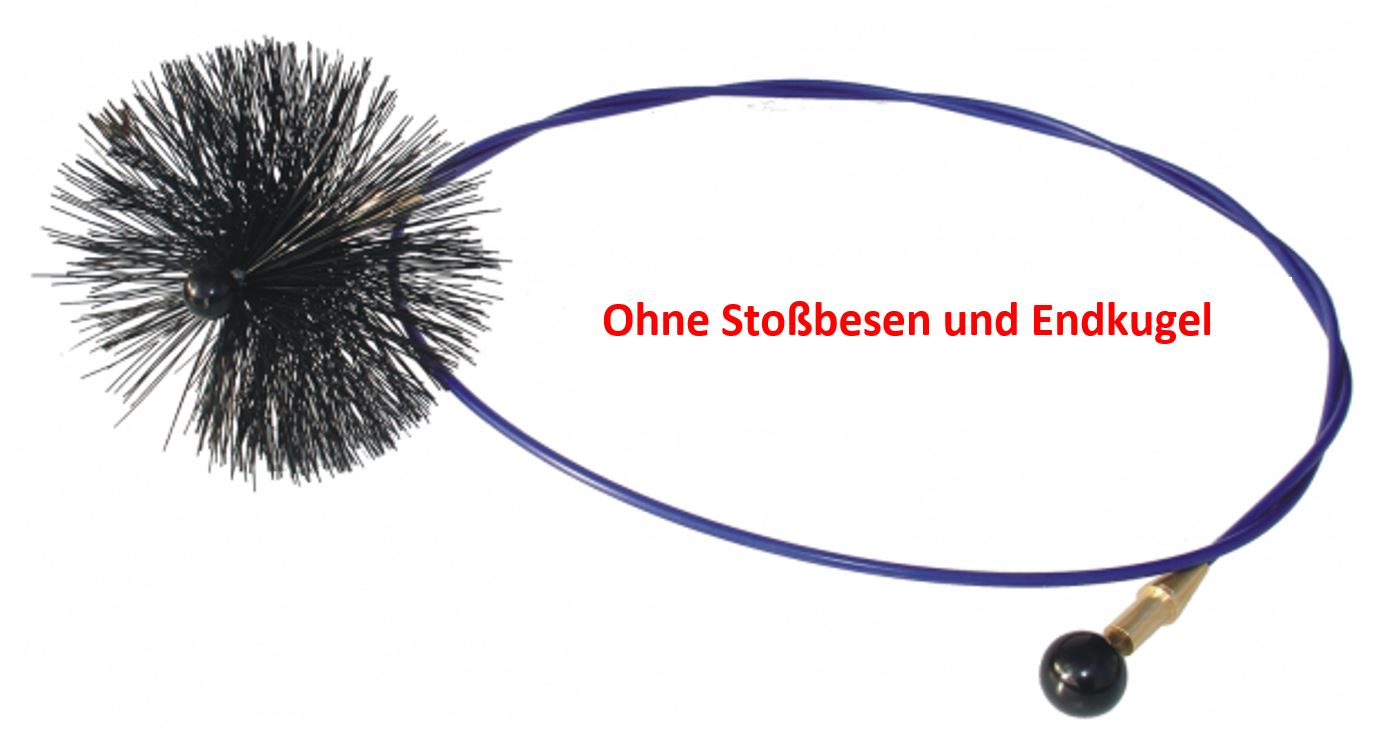Kehrhexe GFK-Stange 2,5 m D 6,5mm blau